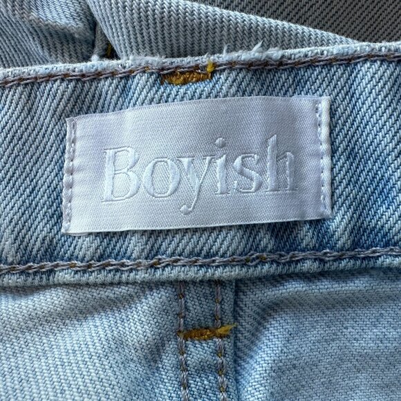 Boyish Womens 24 Jeans The Ziggy Authentic Rigid Organic Cotton Relaxed Straight - Picture 10 of 13